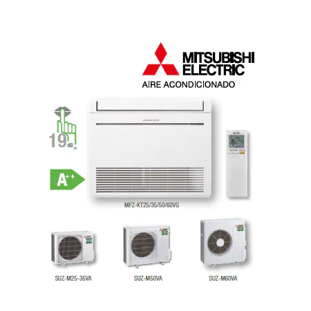 MITSUBISHI 1X1 MFZ-KT60VG 5246 FRIG/H 6020 KCAL/H A++ R32