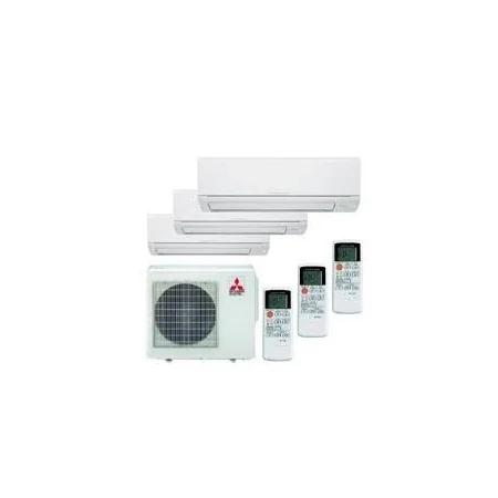 MITSUBISHI ELECTRIC 3X1 R32 MXZ-3HA50VF + 2 UD MSZ-HR25VFK + 1 UD MSZ-HR35VFK CON WIFI