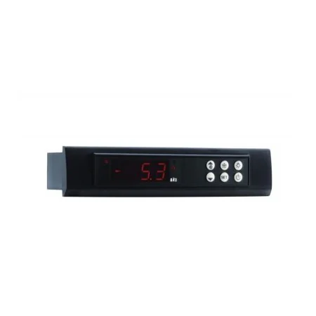 TERMOSTATO PANELABLE DE 1 RELÉ CONTROL + RELÉ LUZ"AKO-10123" 230V.