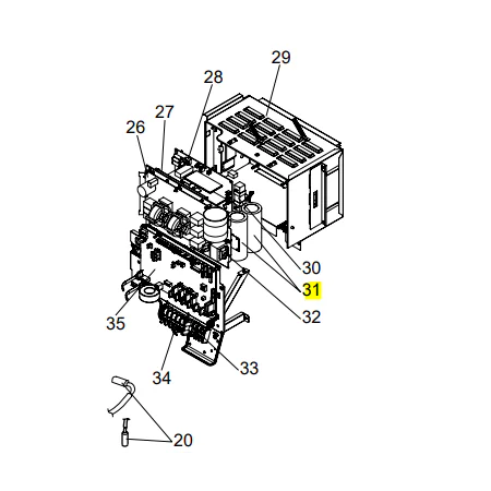 CONDENSADOR DE ARRANQUE UNIDAD EXTERIOR MITSUBISHI ELECTRIC PUHZ-RP100VHA2
