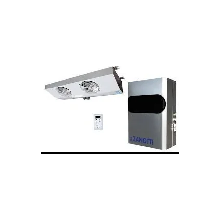 EQUIPO FRIGORIFICO PARTIDO SPLIT BGS320DB13XX ZANOTTI, PARA CÁMARA FRIGORÍFICA DE CONGELACIÓN 23 M3 A -20ºC 400V