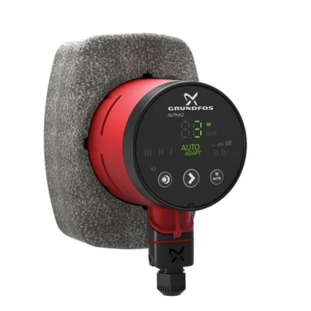 BOMBA CIRCULADORA DE AGUA ALPHA 2 32-60 AUTODAPT PARA CALEFACCION DE ALTA EFICIENCIA MARCA GRUNDFOS