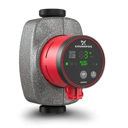 BOMBA CIRCULADORA DE AGUA ALPHA 3 32-80 AUTODAPT PARA CALEFACCION DE ALTA EFICIENCIA MARCA GRUNDFOS