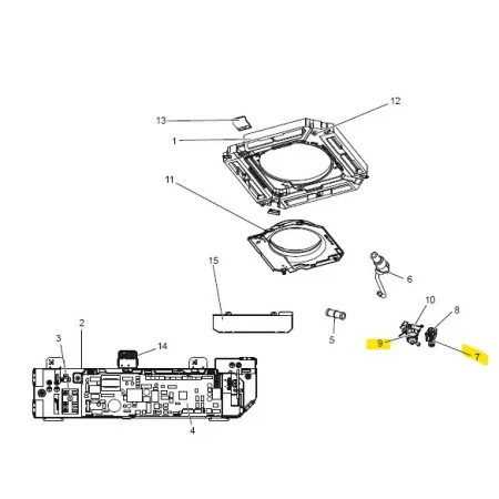Bomba drenaje y boya interior MITSUBISHI ELECTRIC PLA-SM100EA