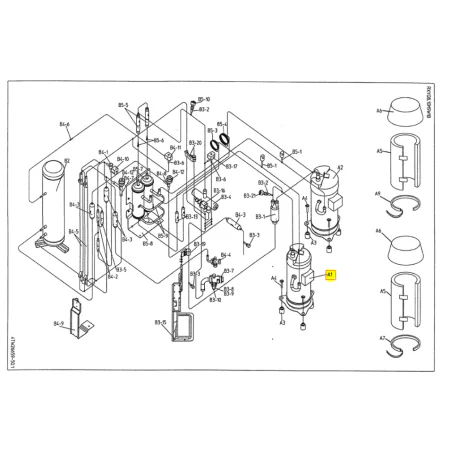COMPRESOR INVERTER UNIDAD EXTERIOR DAIKIN RXYQ10M9W1B