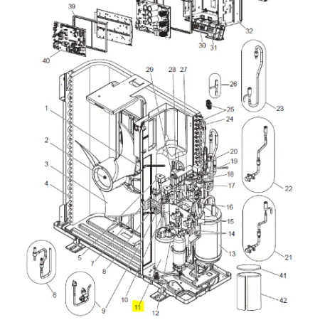 COMPRESOR MITSUBISHI ELECTRIC PUHZ-FRP71VHA2R1