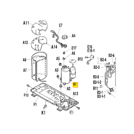 COMPRESOR UNIDAD EXTERIOR DAIKIN RXS35BVMB