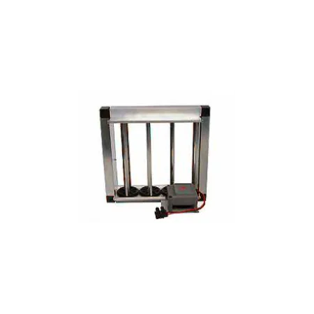 Compuerta motorizada de rejilla 450x100