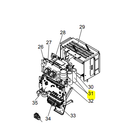 Condensadores de potencia unidad exterior Mitsubishi Electric PUHZ-RP140YKA