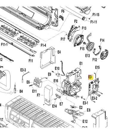 PLACA CONTROL UNIDAD INTERIOR DAIKIN FTXS20K2V1B