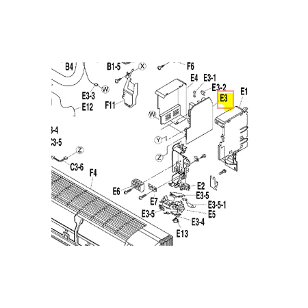 PLACA DE CONTROL UNIDAD INTERIOR DAIKIN FTXS50D2V1W