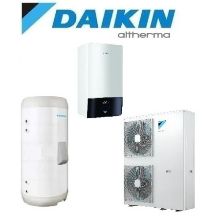 DAIKIN ALTHERMA 3 HIDROSPLIT GABX1630DV7 DISEÑO MURAL DEPÓSITO INOXIDABLE