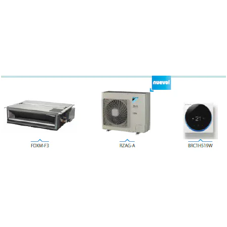 AIRE ACONDICIONADO DAIKIN ZDXMG35F ALPHA CONDUCTOS - 3000 FRIG/H