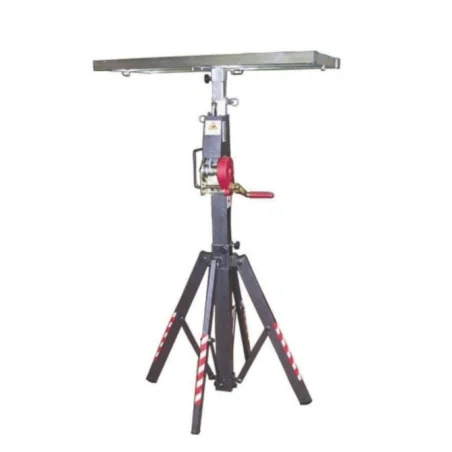 Elevadora portatil C-712. Carga máxima: 130 Kg. Elevación máxima: 4.75 mts