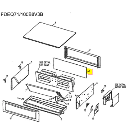 FILTRO DE AIRE UNIDAD INTERIOR FDEQ71B8V3B