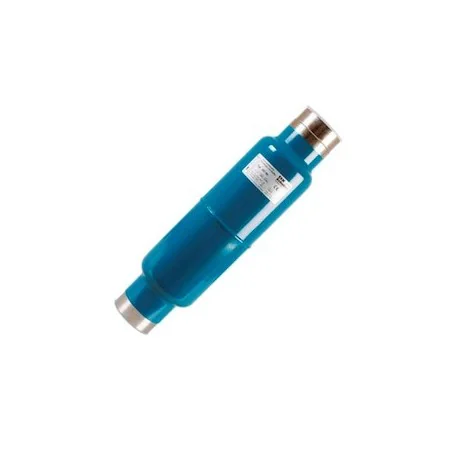 SILENCIADORES DESCARGA SIMPLES "ESK": DIMENSIONES EN MM: ø125/LARGO 490. VOLUMEN INT. DM³:3.60. CONEX. SOLDAR O.D.S. 21/8".