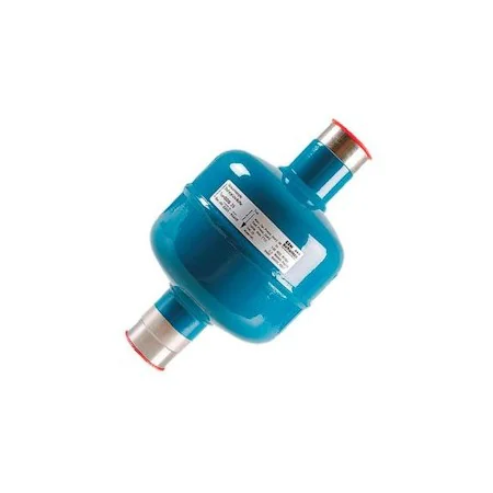 SILENCIADORES DESCARGA SIMPLES "ESK": DIMENSIONES EN MM: ø125/LARGO 222. VOLUMEN INT. DM³:1,10. CONEX. SOLDAR O.D.S. 13/8".