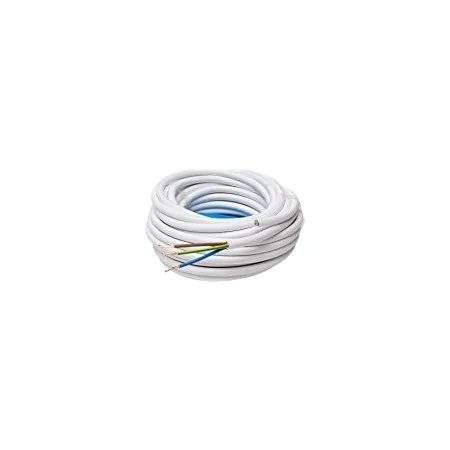 ROLLO DE 100 M. DE CABLE MANGUERA ELÉCTRICO BLANCO 4x2,5mm
