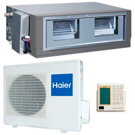 AIRE ACONDICIONADO HAIER CONDUCTOS ALTA PRESIÓN 125 TRIFÁSICO - 10406 FRIG/H