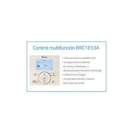 T456- Mando de pared DAIKIN BRC1E53A7