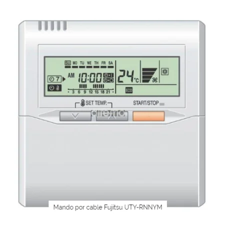 Mando de pared por cable FUJITSU UTY-RNNYM 3NGF9006
