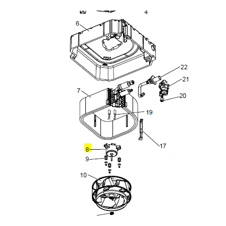 MOTOR VENTILADOR UNIDAD INTERIOR MITSUBISHI ELECTRIC SLZ-M50FA.TH