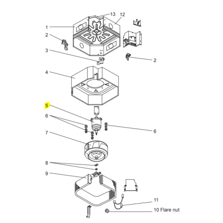 Motor ventilador unidad interior CASSETTE MITSUBISHI PLA-RP71BA2.UK
