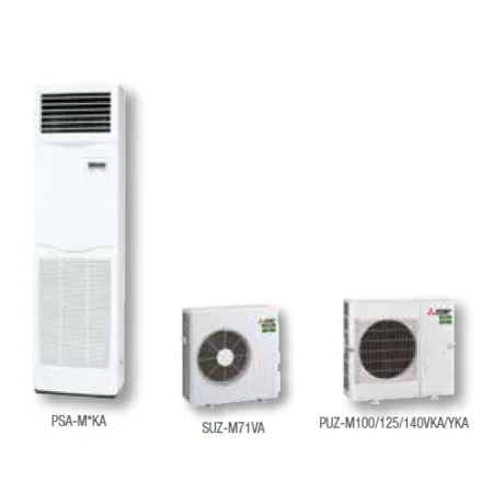 MITSUBISHI COLUMNA MSPSZ-140YKA2 TRIFÁSICA STANDARD INVERTER R32 11696 FRIG/H 12040 KCAL/H