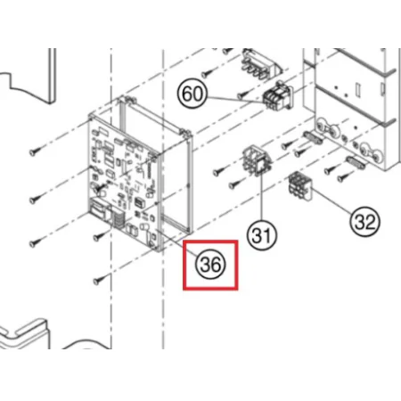 PLACA DE CONTROL UNIDAD EXTERIOR PANASONIC CU-B28DBE5