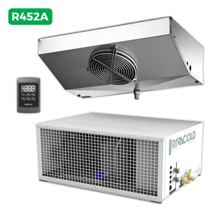 EQUIPO PARTIDO RIVACOLD STH054G012 GAS R452A PARA CAMARA FRIGORIFICA Tª POSITIVA