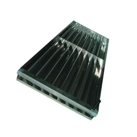 Persiana Galvanizado doble canal nº18 standard para evaporador estático