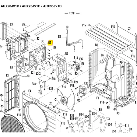 Placa de control inverter unidad exterior DAIKIN ARX35JV1B 4006130