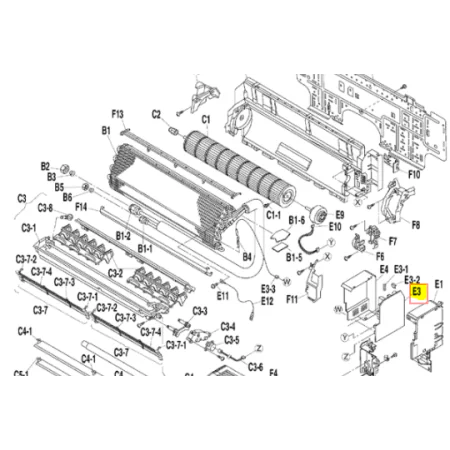 PLACA CONTROL SPLIT UNIDAD INTERIOR DAIKIN MODELO FTXS35D3VMW 1681091