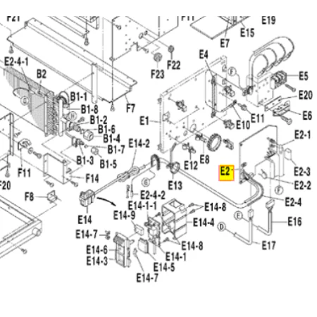 Placa control interior DAIKIN CDX35HAV1NB