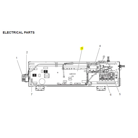 Placa de control unidad interior techo-suelo MITSUBISHI ELECTRIC PCA-M100KA