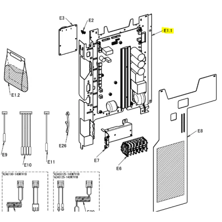 Placa control inverter exterior DAIKIN modelo RZASG125M7V1B
