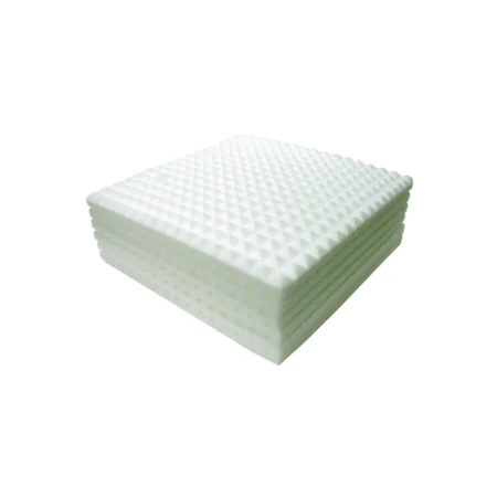 Plancha piramidal ignífuga de espuma de melamina BASOTEC-40/25 (Paquete de 8 planchas)
