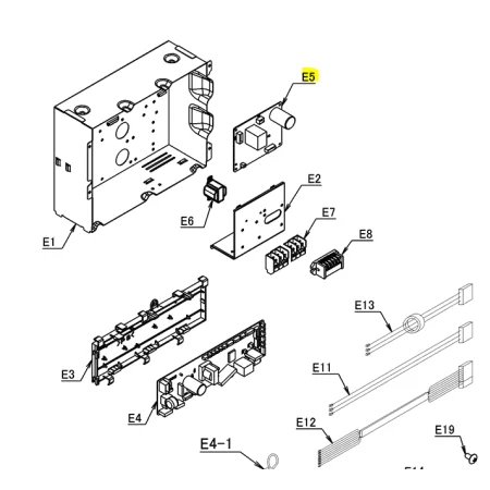 PLACA DE POTENCIA UNIDAD INTERIOR DAIKIN ADEA50A2VEB