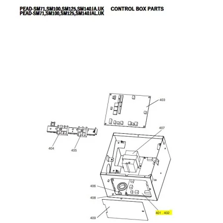 PLACA DE POTENCIA UNIDAD INTERIOR MITSUBISHI ELECTRIC PEAD-SM140JA.UK