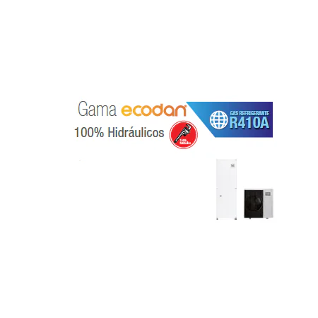 Equipo Ecodan 1x1 ACS + calefacción o frio (PUHZ-W50VHA + ERPT18X-VS3C) 100% HIDRÁULICO