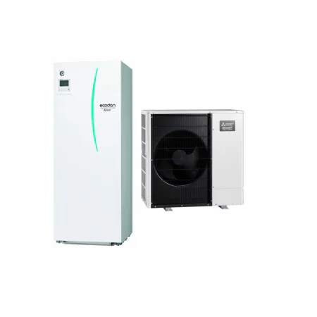 Equipo Ecodan 1x1 ACS + CALEFACCIÓN O FRÍO ZUBADAN (PUZ-SHWM120VAA + ERST20F-VM2E)