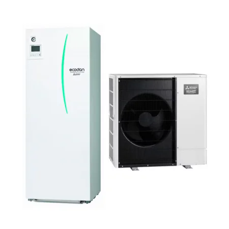 Equipo Ecodan 1x1 ACS + CALEFACCIÓN O FRÍO ZUBADAN (PUZ-SHWM80VAA + ERST17D-VM2BE)