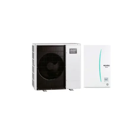 Equipo Ecodan 1x1 ACS + CALEFACCIÓN O FRÍO POWER INVERTER (PUZ-SWM140YAA + ERSF-VM2E) TRIFÁSICO