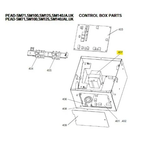 REACTOR UNIDAD INTERIOR MITSUBISHI ELECTRIC PEAD-SM125JA.UK