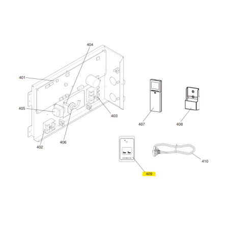 Receptor interior MITSUBISHI ELECTRIC modelo SEZ-M50DA2.TH