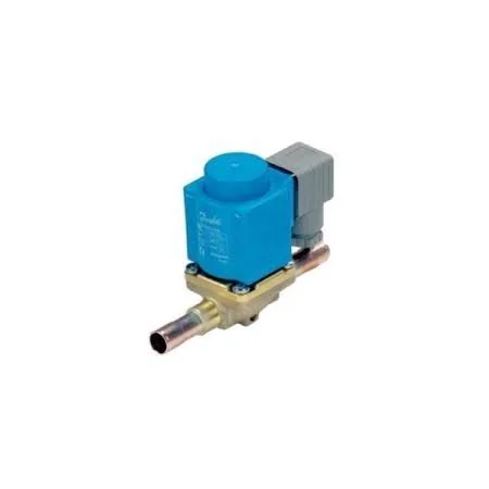 Valvula solenoide Danfoss 7/8" soldar modelo EVR 20 + bobina y conector.