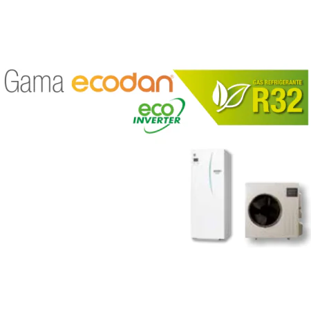 Equipo Ecodan 1x1 ACS + CALEFACCIÓN O FRÍO ECO INVERTER (SUZ-SWM30VA + ERST20D-VM2E)