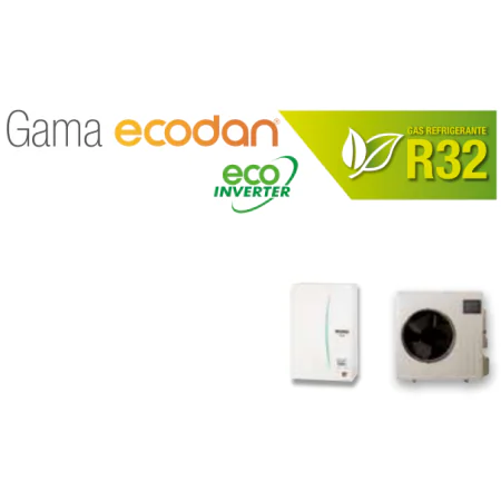 Equipo Ecodan 1x1 CALEFACCIÓN O FRÍO ECO INVERTER (SUZ-SWM80VA2 + ERSD-VM2E)