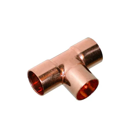 TE DE COBRE HEMBRA 2-1/8"
