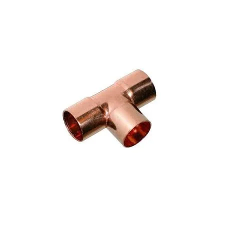 TE H-H-H DE COBRE PARA SOLDAR 1/4"
